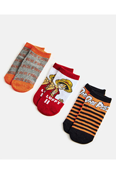 REDTAG Boys Assorted Ankle Length Socks (3 Pairs)