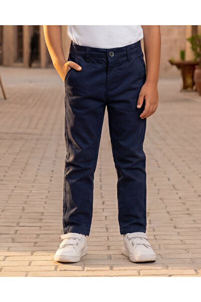 REDTAG بنطال تشينو أزرق داكن للأولاد