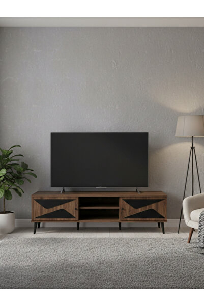 BEC26 Modern TV stand (180 cm) with a luxurious geometric design
