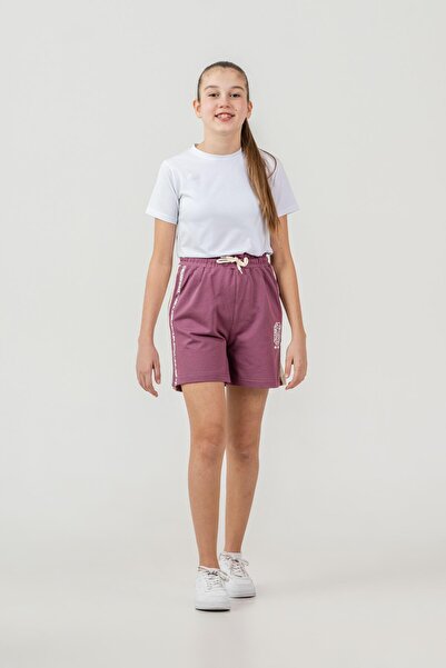 Mışıl Kids Girl Team Printed and Garnished Girls' Shorts