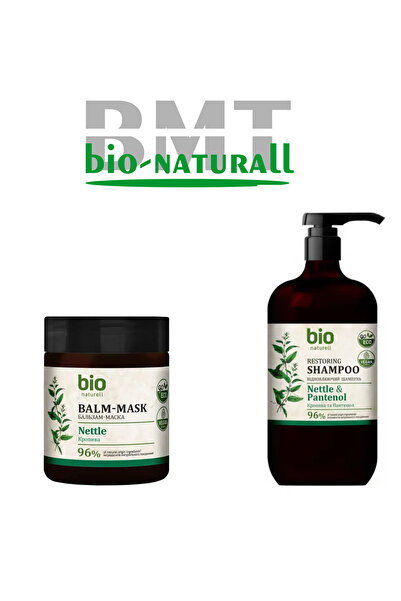 BIO Naturell Package 2, 946ml Nettle & Panthenol pump shampoo, 480ml Nettle &...