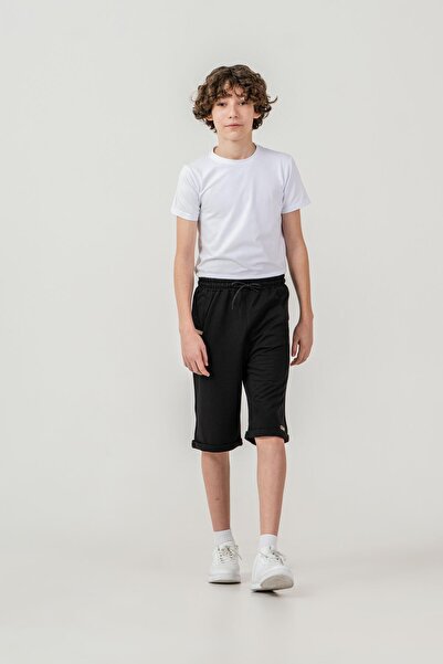 Mışıl Kids Champs Printed Sides 4-Stripe Boys' Shorts