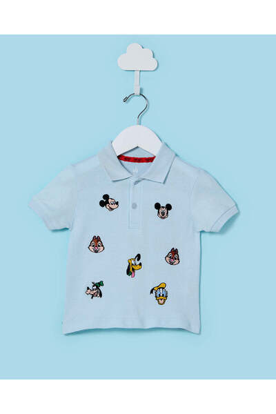 REDTAG قميص بولو أزرق للأطفال الرضع