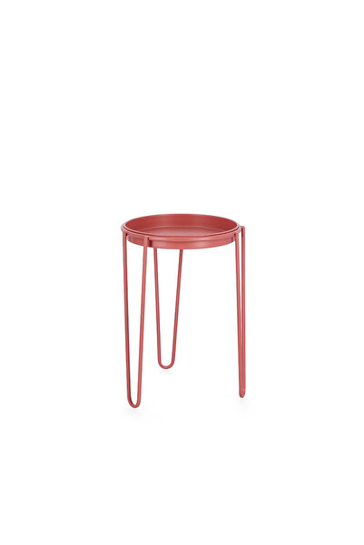 Bizzotto Flower Pot Support Steel Red Madelyn 28.5x40 cm
