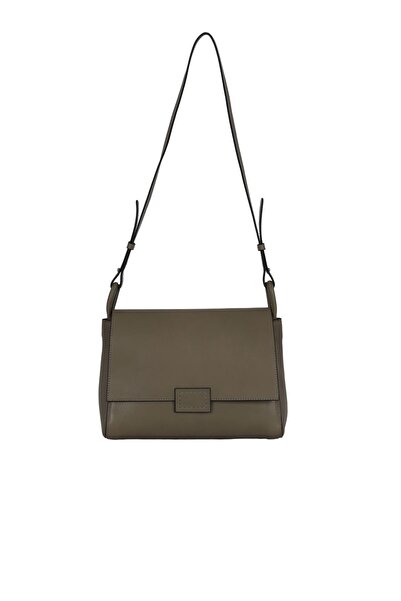 BUENO Shoes Green Leather Women's Crossbody Bag 01Wb5020