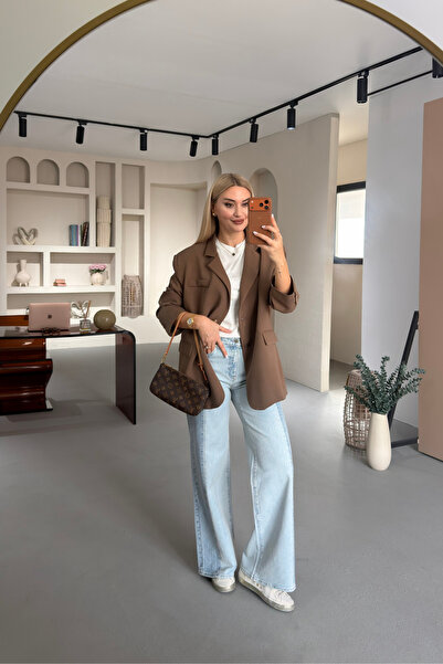 Sezgi Tekin Premium Series Color Blocked Blue Jeans