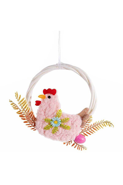 Decorer Easter Decoration Wreath Chicken 16 cm