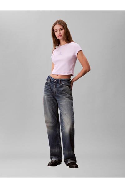 Calvin Klein Jeans Monologo Baby Rib Tee