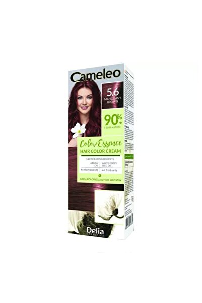 CAMELEO Set of 3 x Color Essence Hair Dye 5.6 Mahogany Brown, 75 g