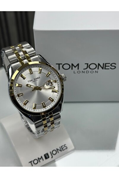 Tom Jones Çelik Kordon Beyaz Kadran ERKEK KOL SAATİ