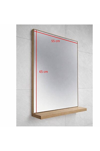 ORKA - Dinar 5565 Etejerli Üst Modül Ayna Teak - 21DNR005540980