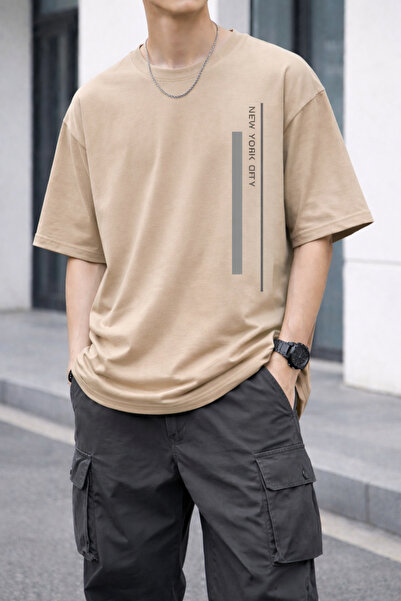 ArtYus New York City Printed Cotton Relaxed Fit Round Neck Unisex T-Shirt