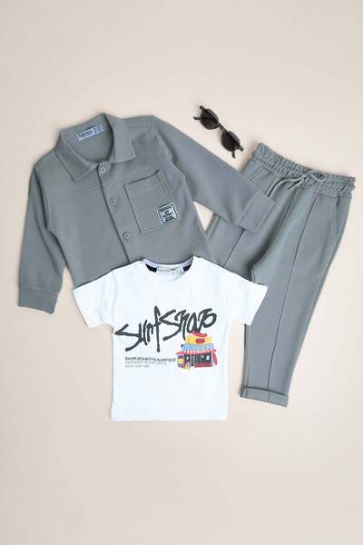 Fulla Moda 100% бавовна з принтом 3-комплект для хлопчиків