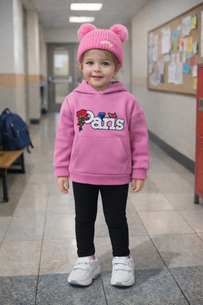 canmana kids&baby Комплект с качулати клинчета с кенгуру джобове, горна и дол...