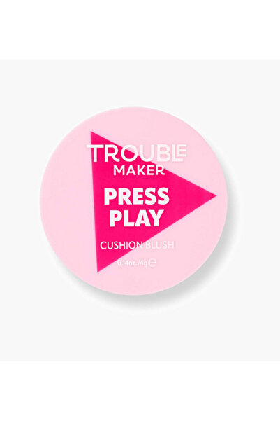 Troublemaker Trouble Maker Press Play Blush Cushion