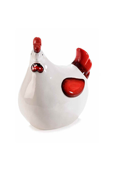Decorer Ceramic Hen Figurine 12x8x14.5 cm