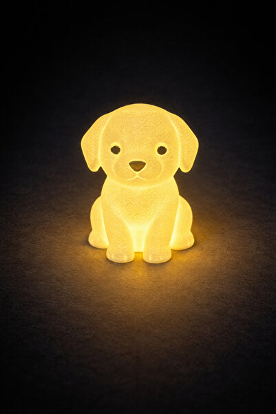 BM3Design Dekoratif Köpek LED Mumluk | Sevimli Köpek Figürlü Gece Lambası | 1...