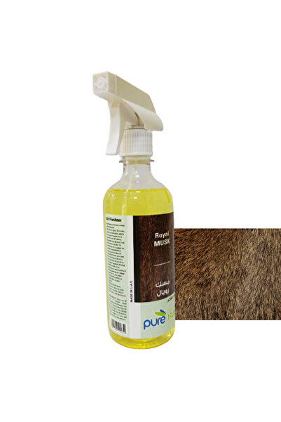 Pure معطر جو فاخر يدوي برائحة المسك الملكي، بخاخ 500 مل