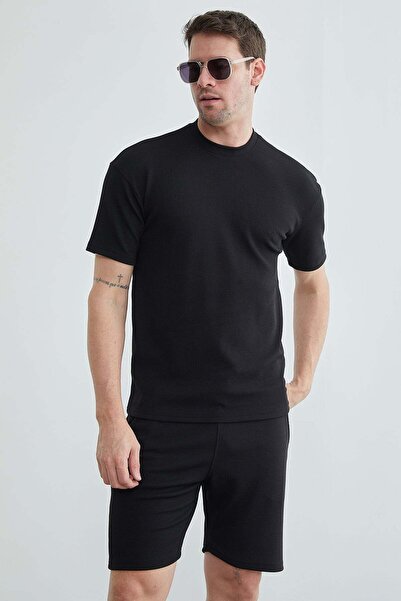 Fulla Moda تي شيرت مضلع برقبة دائرية