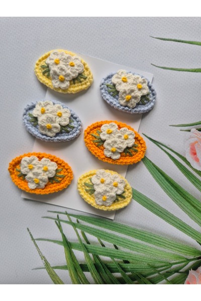 Hand Mother's Since 2024 Ανοιξιάτικα λουλούδια 6 τεμαχίων Snap Snap Βιολογικά...