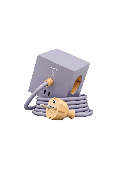 AVOLT Prelungitor cubic, x Bauhaus-Archiv, Square 1, 3 prize, 2xUSB-C, violet...