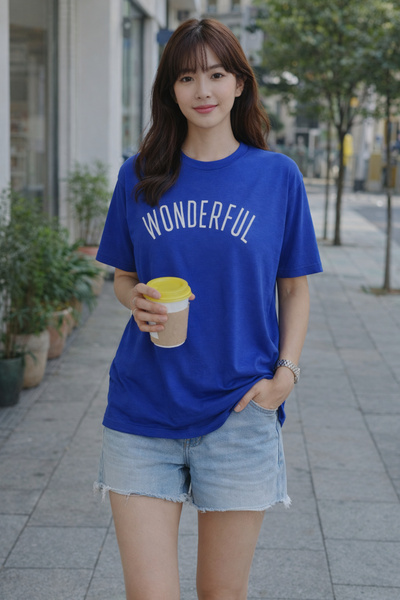 ArtYus Wonderful Printed Cotton Relaxed Fit Round Neck Unisex T-Shirt