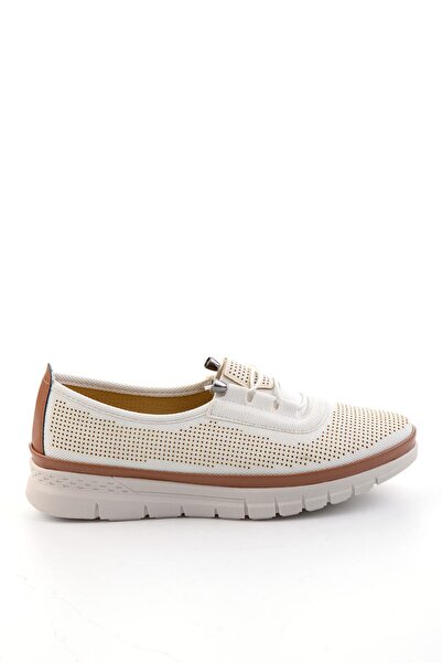 Bambi Beyaz Kadın Casual Ayakkabı K01536104037