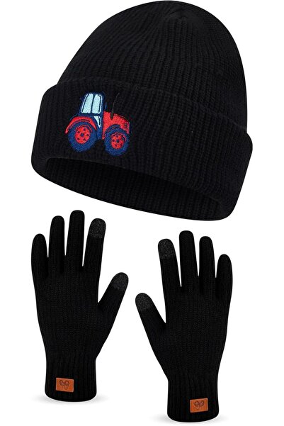 Geyoga Women's Dachshund Gifts Hat Glove Sets Warm Knitted Hat for Women Wint...