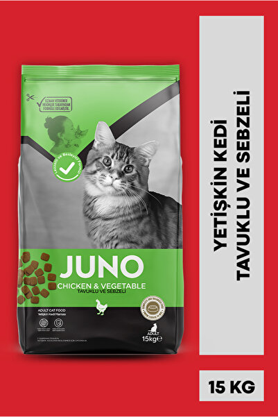 PERİTAS Juno Tavuklu ve Sebzeli Yetişkin Kedi 15kg