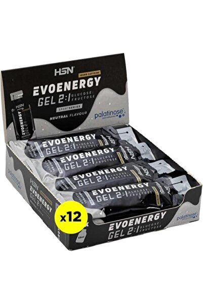 hsnstore HSN Evonergy Gel With Caffeine | Unflavored - Box of 12 Units of 55ml |
