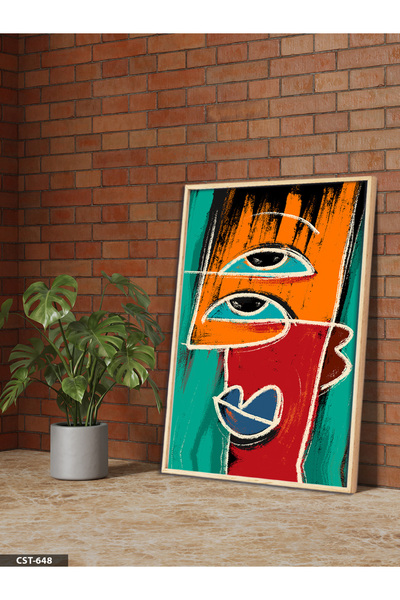 Evinemoda Mješoviti portret, jednodijelna slika u drvenom okviru