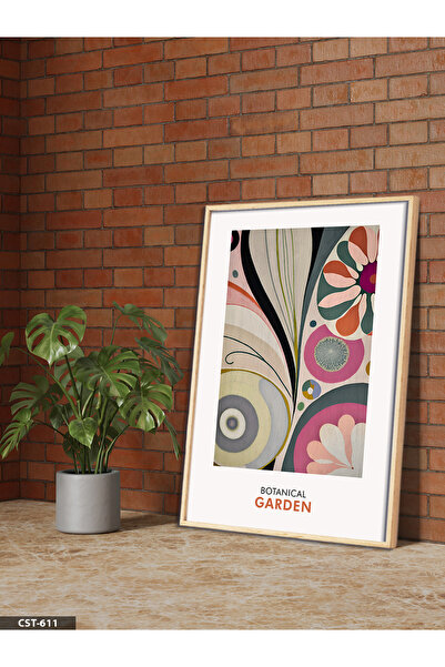 Evinemoda Botanička bašta Jednodijelna slika u drvenom okviru