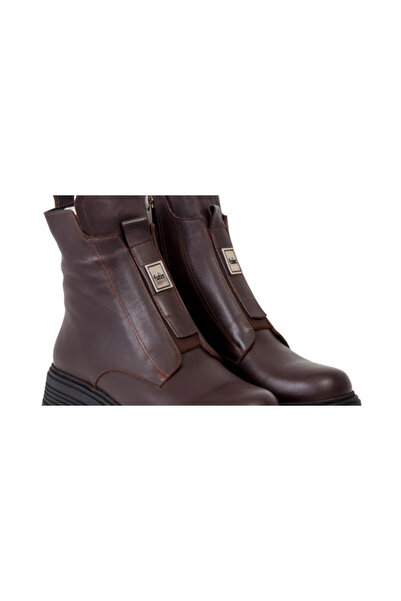 ANNASIA SHOES PAULA Boots - Brown Leather