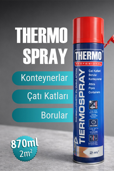 Badem10 Thermo Acoustic Pu Insulation Termo Spray (1 Adet) Üstün Termo Akusti...