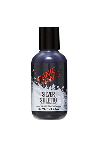 Manic Panic Silver Stiletto Purple Toning Shampoo 59 ml / 2 oz – Purple Tonin...