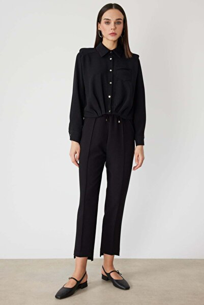 ON Ελαστικό στενό παντελόνι μέσης