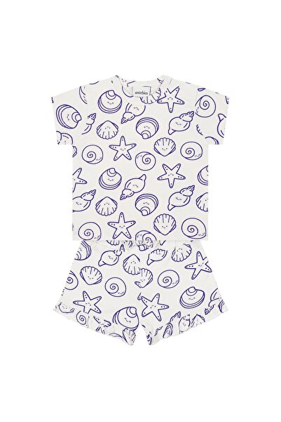 Antebies Organic Gots Certified Purple Cheerful Friends Ruffled, Lace-Up Shor...