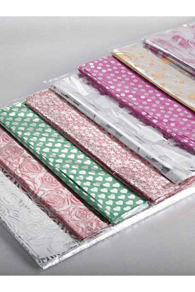 MEZ-PACK KENDİNDEN BANTLI YAPIŞKANLI METALİZE HEDİYE PAKETİ 25X35 EBATINDA 10...