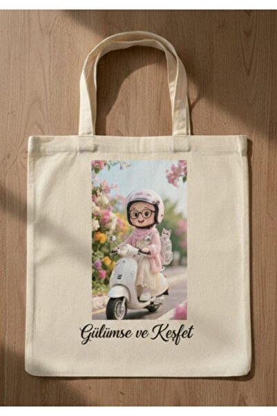 Toyaso Smile and Explore Design Tote Bag