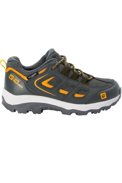 Jack Wolfskin Ghete trekking copii Vojo Texapore Low-Verde/Portocaliu-32