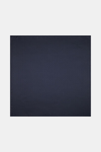 Vakko LACİVERT JAKARLI FASONE EŞARP