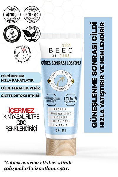 BEE'O UP APİCARE GÜNEŞ SONRASI LOSYONU 80 ML