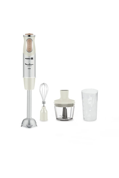 Moulinex Hand blender DD655A10, 10 speeds, 0.5 liters, 1000 W, Silver / Beige