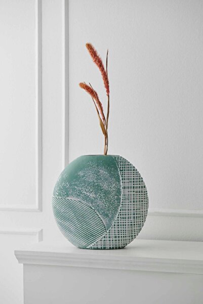 Paşabahçe Anamur Seramik Dekoratif Obje M Yeşil