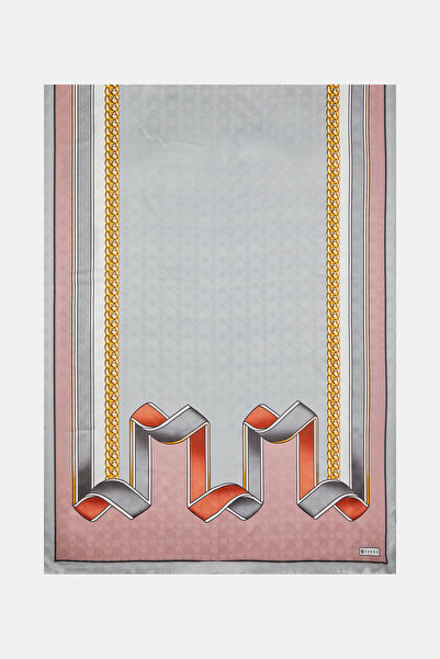 Vakko GÜMÜŞ OBJE DESENLİ FASONE ŞAL