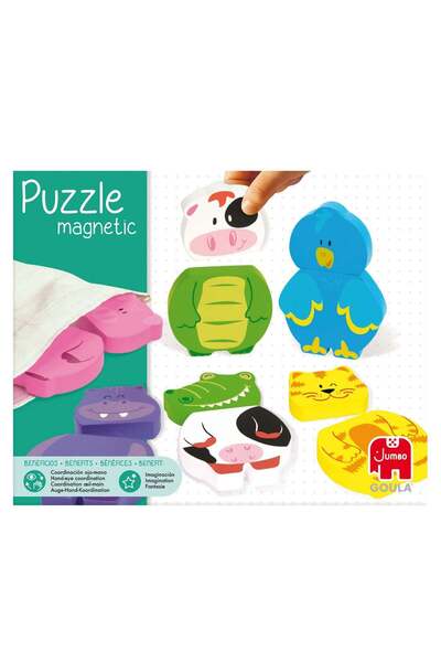 GOULA MAGNETIC FARM PUZZLE 12 PCS JGC 55234