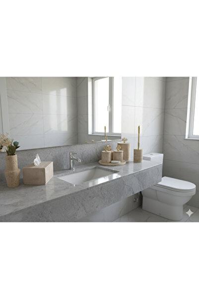 my soul natural stone marble Banyo seti