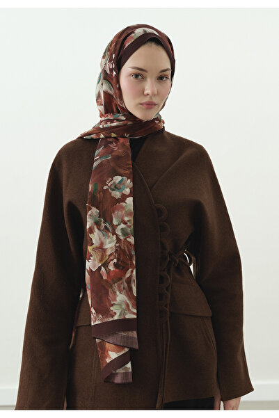 Fresh Jane Patterned Cotton Viscose Shawl Tile