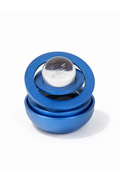 MS Garaj Güneş Enerjili Dönen Araba Kokusu – Metal Gövdeli, Uzay Küresi Tasar...