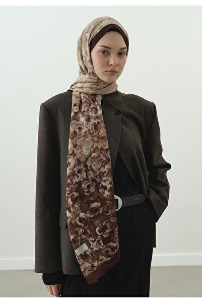 Fresh Pearlie Patterned Cotton Viscose Shawl Tile